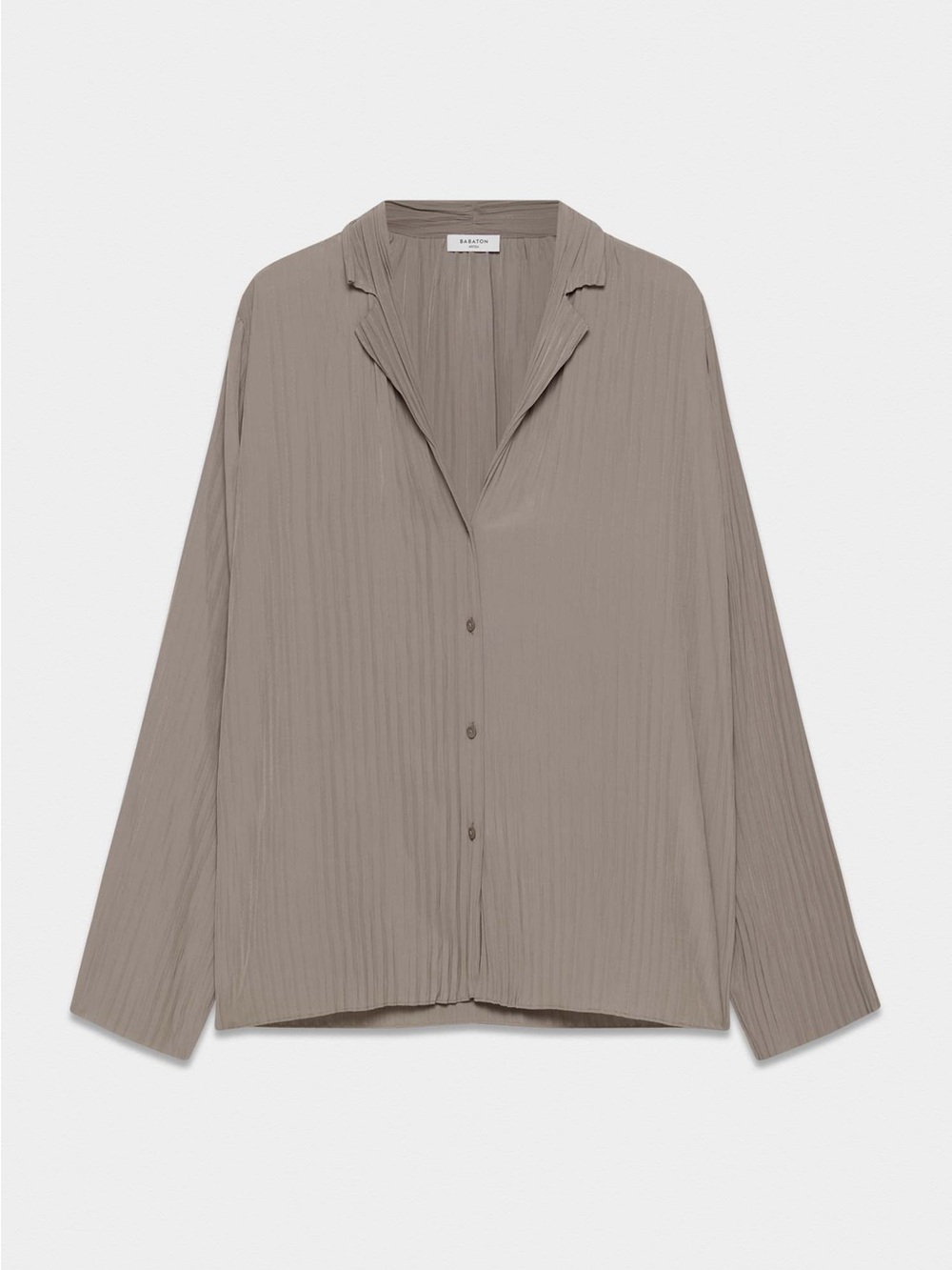 Artizia Babaton Collector Shirt Blouse in Turner Taupe
